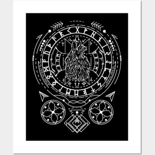 Fenrir | Norse Pagan Symbol Posters and Art